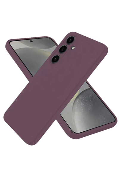Samsung Galaxy A06 Kılıf First Silikon - Mürdüm
