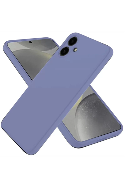 Samsung Galaxy A06 Kılıf First Silikon - Lila