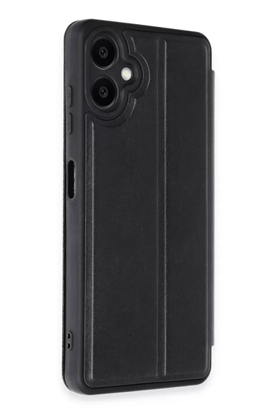 Samsung Galaxy A06 Kılıf Flip Cover - Siyah