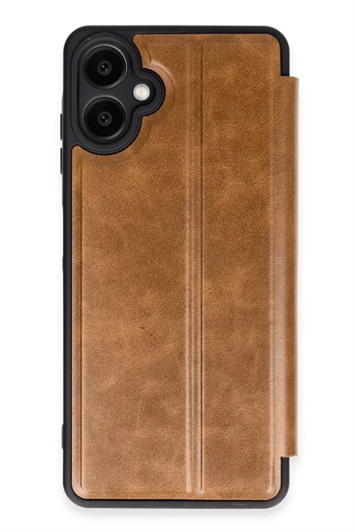Samsung Galaxy A06 Kılıf Flip Cover - Taba