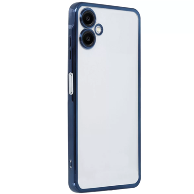 Samsung Galaxy A06 Kılıf Lensli Silikon - Lacivert
