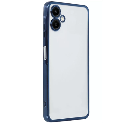 Samsung Galaxy A06 Kılıf Lensli Silikon - Lacivert
