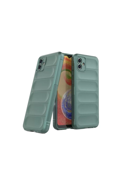 Samsung Galaxy A06 Kılıf Optimum Silikon - Koyu Yeşil