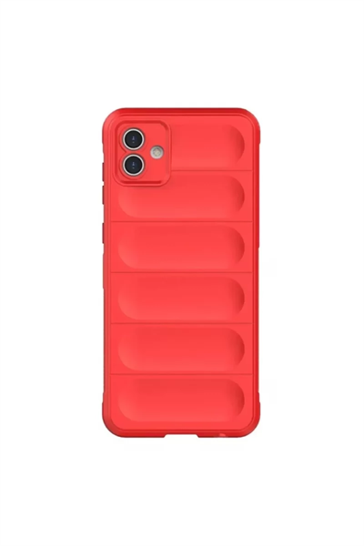 Samsung Galaxy A06 Kılıf Optimum Silikon - Kırmızı