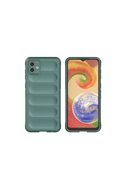 Samsung Galaxy A06 Kılıf Optimum Silikon - Koyu Yeşil