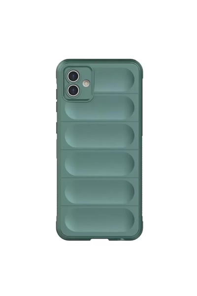 Samsung Galaxy A06 Kılıf Optimum Silikon - Koyu Yeşil