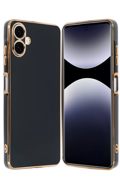 Samsung Galaxy A06 Kılıf Volet Silikon - Siyah