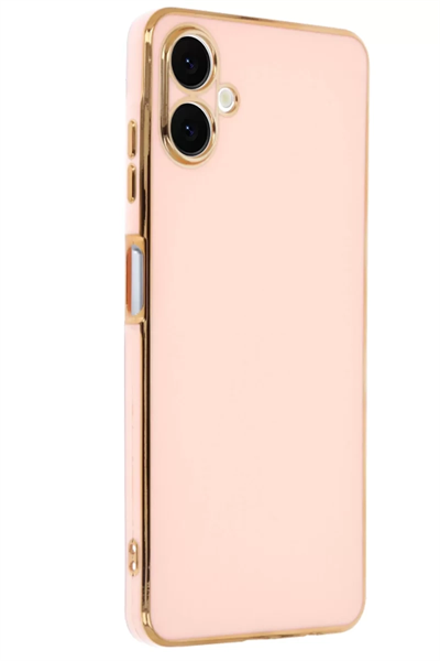 Samsung Galaxy A06 Kılıf Volet Silikon - Pembe