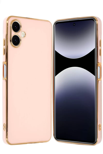 Samsung Galaxy A06 Kılıf Volet Silikon - Pembe