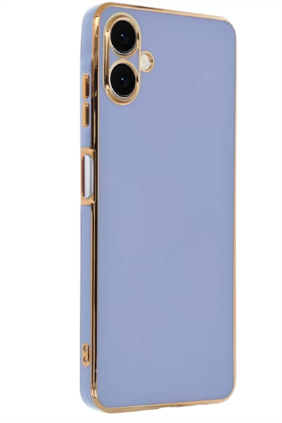 Samsung Galaxy A06 Kılıf Volet Silikon - Mavi