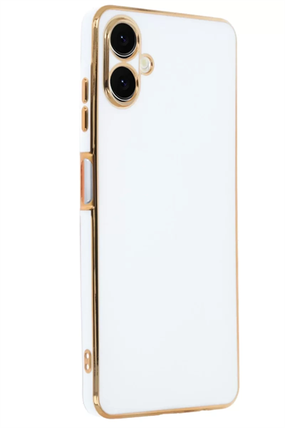Samsung Galaxy A06 Kılıf Volet Silikon - Beyaz