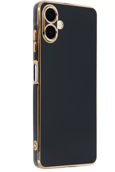 Samsung Galaxy A06 Kılıf Volet Silikon - Siyah