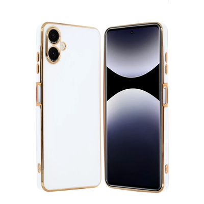 Samsung Galaxy A06 Kılıf Volet Silikon - Beyaz