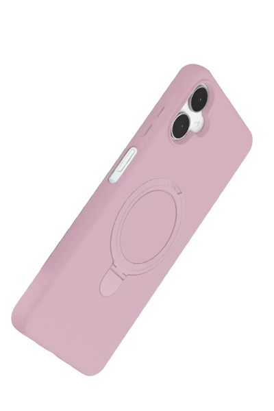 Samsung Galaxy A06 Regal Magsafe Standlı Kapak - Açık Pembe