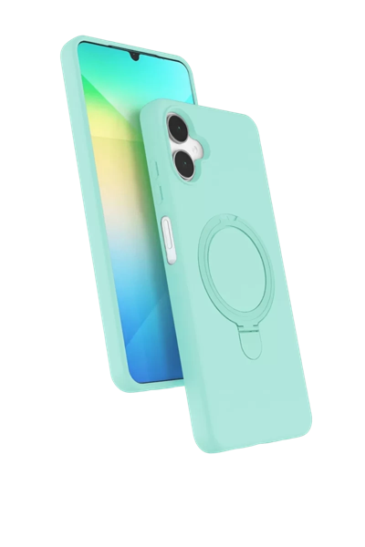 Samsung Galaxy A06 Regal Magsafe Standlı Kapak - Su Yeşili