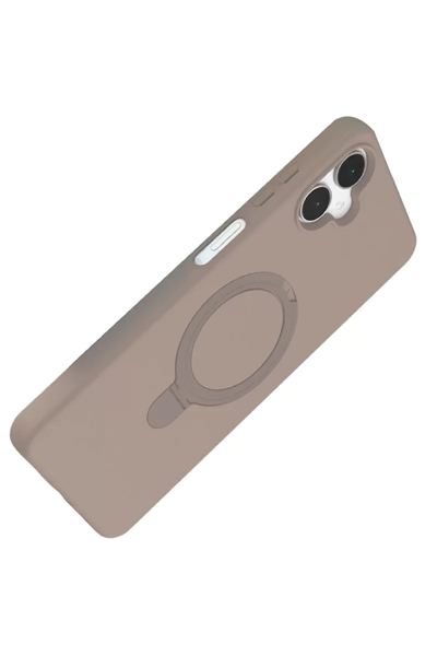 Samsung Galaxy A06 Regal Magsafe Standlı Kapak - Çöl Titanyum