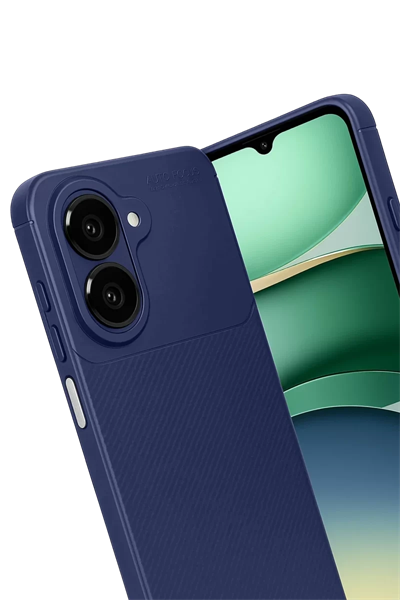 Samsung Galaxy A07 4G Auto Focus Karbon Kapak - Lacivert