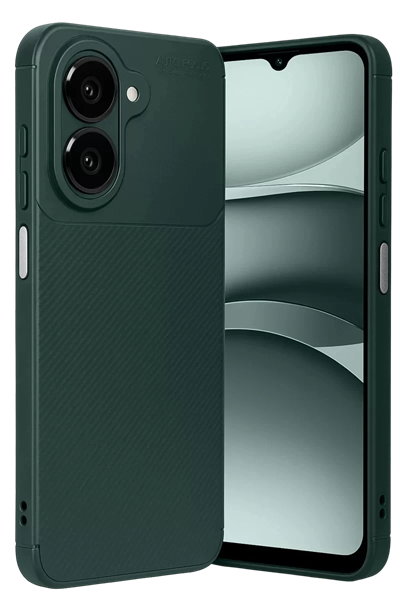 Samsung Galaxy A07 4G Auto Focus Karbon Kapak - Koyu Yeşil