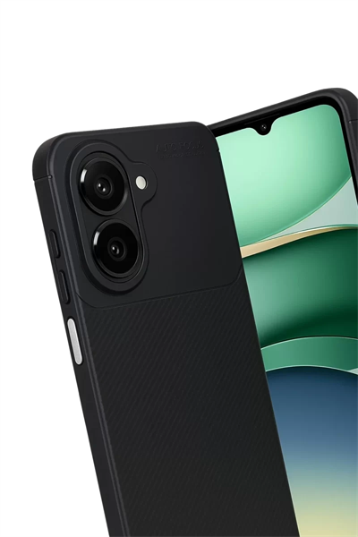 Samsung Galaxy A07 4G Auto Focus Karbon Kapak - Siyah