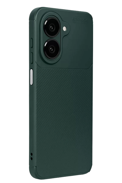 Samsung Galaxy A07 4G Auto Focus Karbon Kapak - Koyu Yeşil