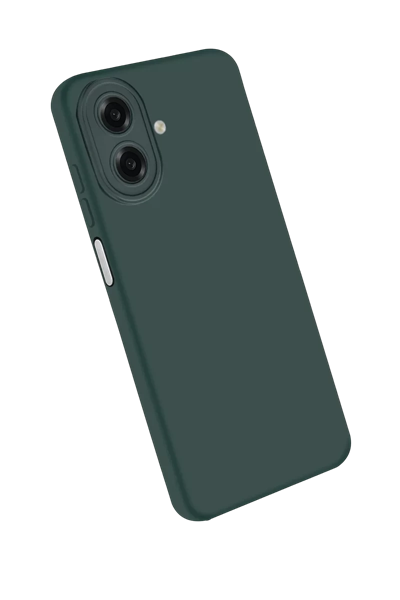 Samsung Galaxy A07 4G First Silikon - Koyu Yeşil