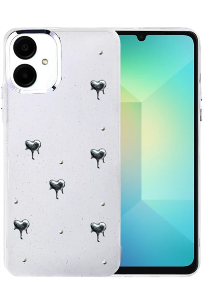 Samsung Galaxy A07 4G Fiyonk Desenli Kapak - Desen 1