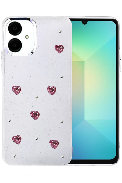 Samsung Galaxy A07 4G Fiyonk Desenli Kapak - Desen 3