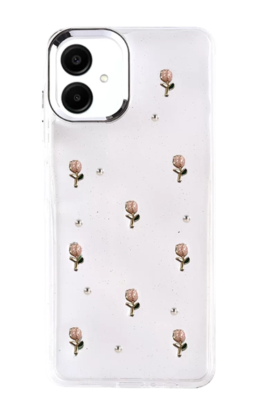 Samsung Galaxy A07 4G Fiyonk Desenli Kapak - Desen 6
