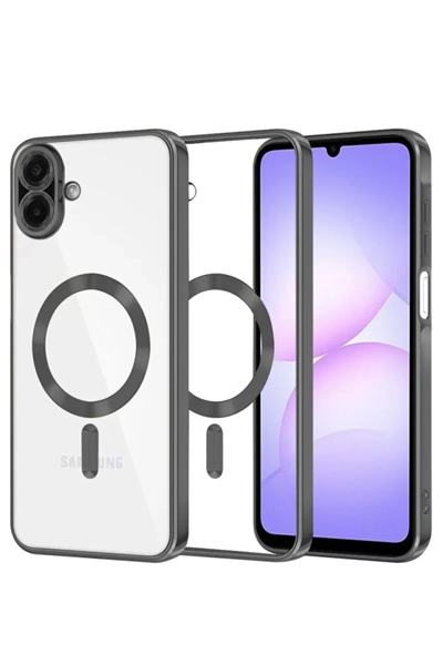 Samsung Galaxy A07 4G Kross Magneticsafe Kapak - Siyah