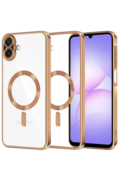 Samsung Galaxy A07 4G Kross Magneticsafe Kapak - Çöl Titanyum