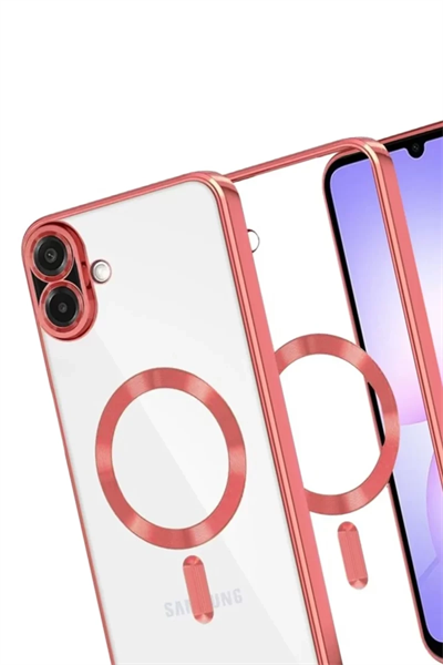 Samsung Galaxy A07 4G Kross Magneticsafe Kapak - Kırmızı