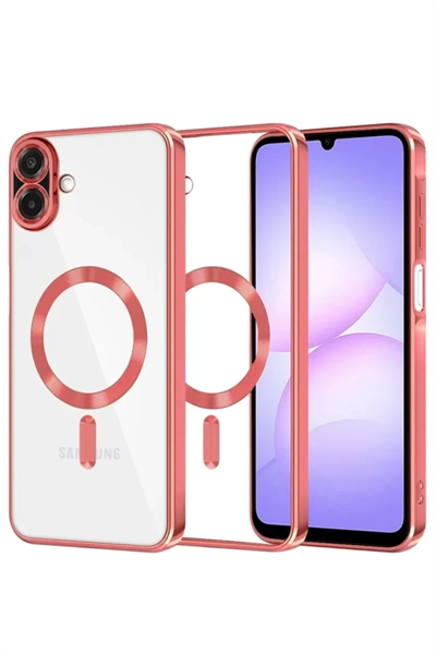 Samsung Galaxy A07 4G Kross Magneticsafe Kapak - Kırmızı