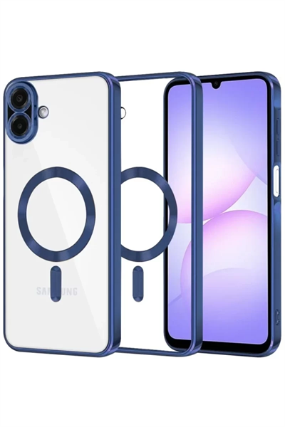 Samsung Galaxy A07 4G Kross Magneticsafe Kapak - Lacivert