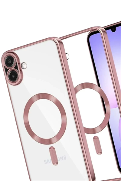 Samsung Galaxy A07 4G Kross Magneticsafe Kapak - Rose