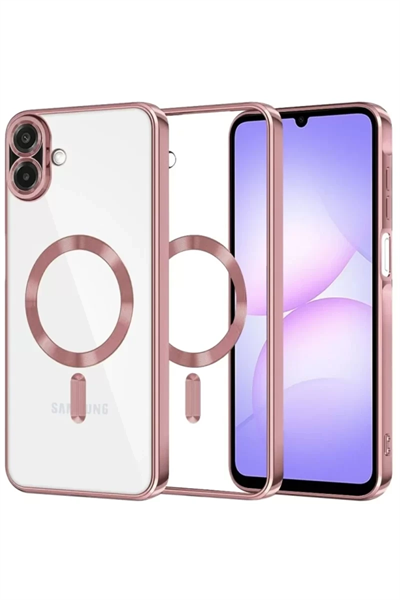 Samsung Galaxy A07 4G Kross Magneticsafe Kapak - Rose