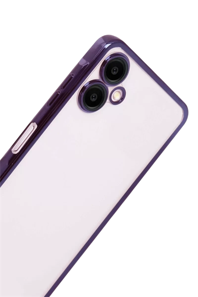Samsung Galaxy A07 4G Lensli Silikon - Mor