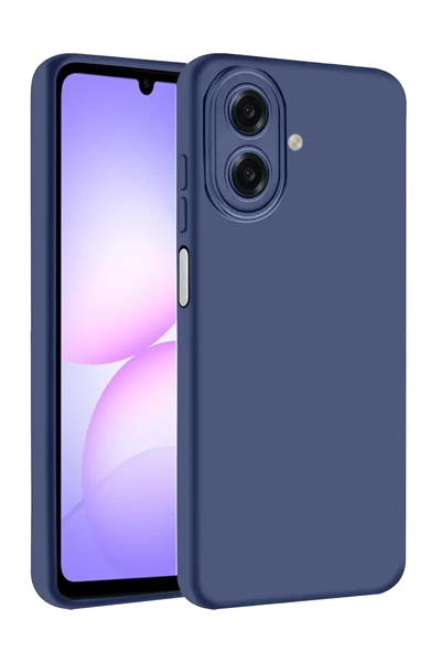Samsung Galaxy A07 4G Nano içi Kadife Silikon - Lacivert