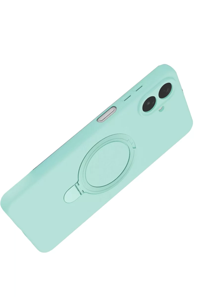 Samsung Galaxy A07 4G Regal Magsafe Standlı Kapak - Su Yeşili