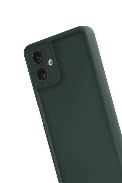 Samsung Galaxy A07 4G Viera Silikon - Koyu Yeşil