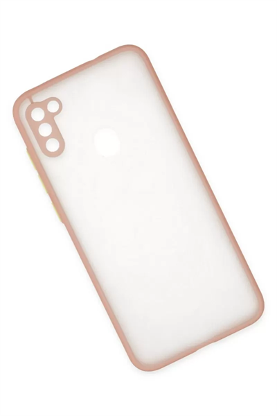 Samsung Galaxy A11 Kılıf Montreal Silikon Kapak - Pembe