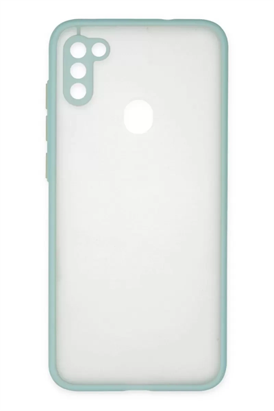 Samsung Galaxy A11 Kılıf Montreal Silikon Kapak - Turkuaz