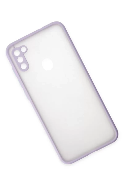 Samsung Galaxy A11 Kılıf Montreal Silikon Kapak - Mor