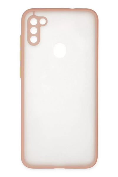 Samsung Galaxy A11 Kılıf Montreal Silikon Kapak - Pembe
