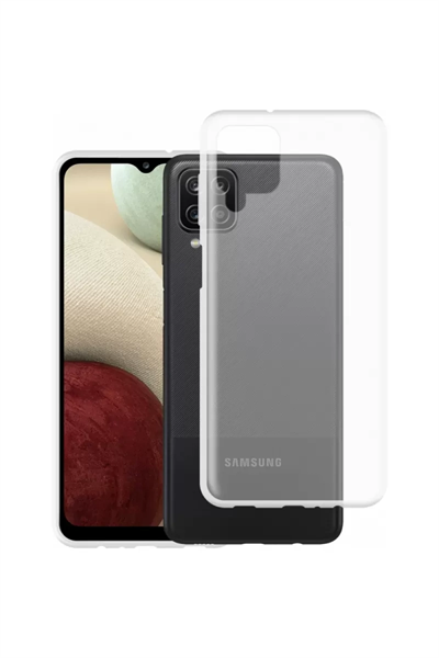 Samsung Galaxy A12 Kılıf Lüx Şeffaf Silikon