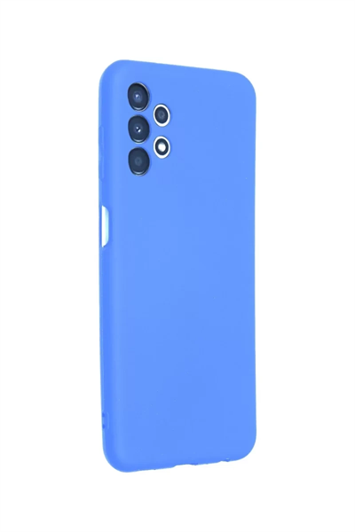 Samsung Galaxy A13 4G Kılıf First Silikon - Mavi