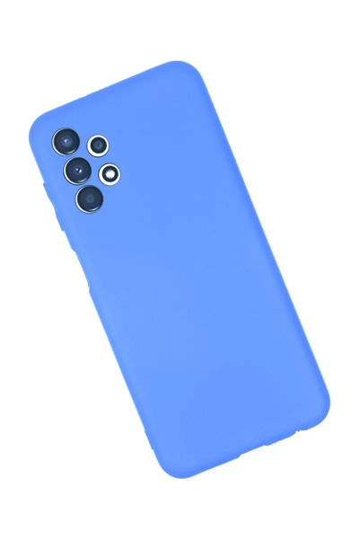 Samsung Galaxy A13 4G Kılıf First Silikon - Mavi