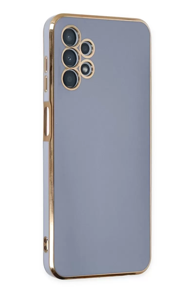 Samsung Galaxy A13 4G Kılıf Volet Silikon - Mavi