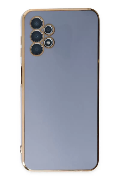 Samsung Galaxy A13 4G Kılıf Volet Silikon - Mavi