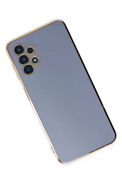 Samsung Galaxy A13 4G Kılıf Volet Silikon - Mavi
