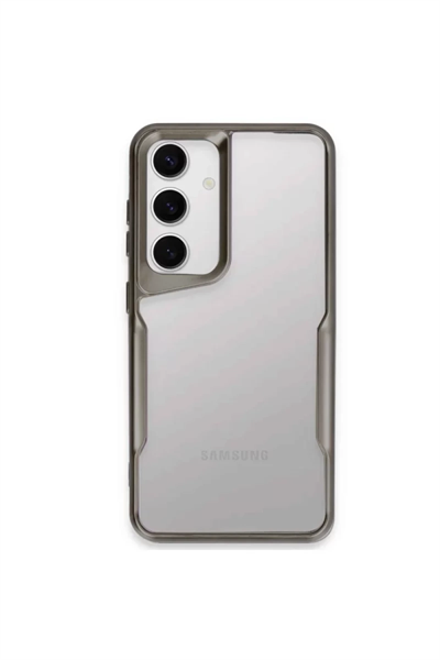 Samsung Galaxy A14 4G Kılıf Boyi Silikon Kapak - Titan Gri